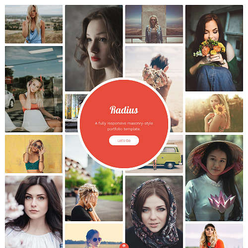 Radius - Free Responsive HTML and CSS Template
